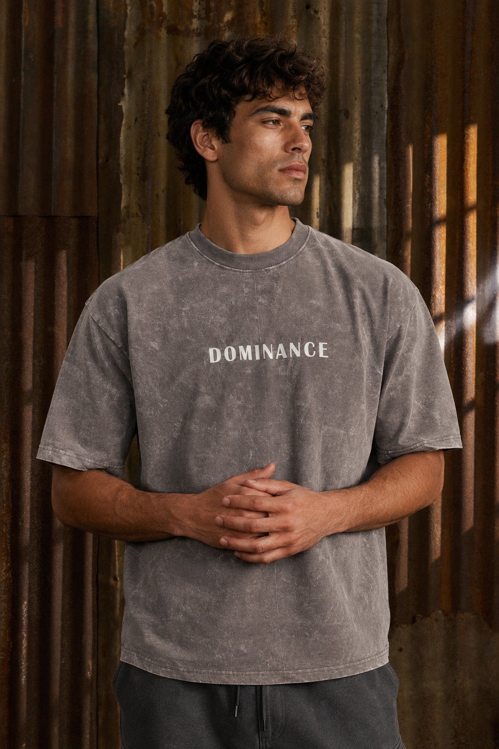 Oversized T-Shirt: Grey