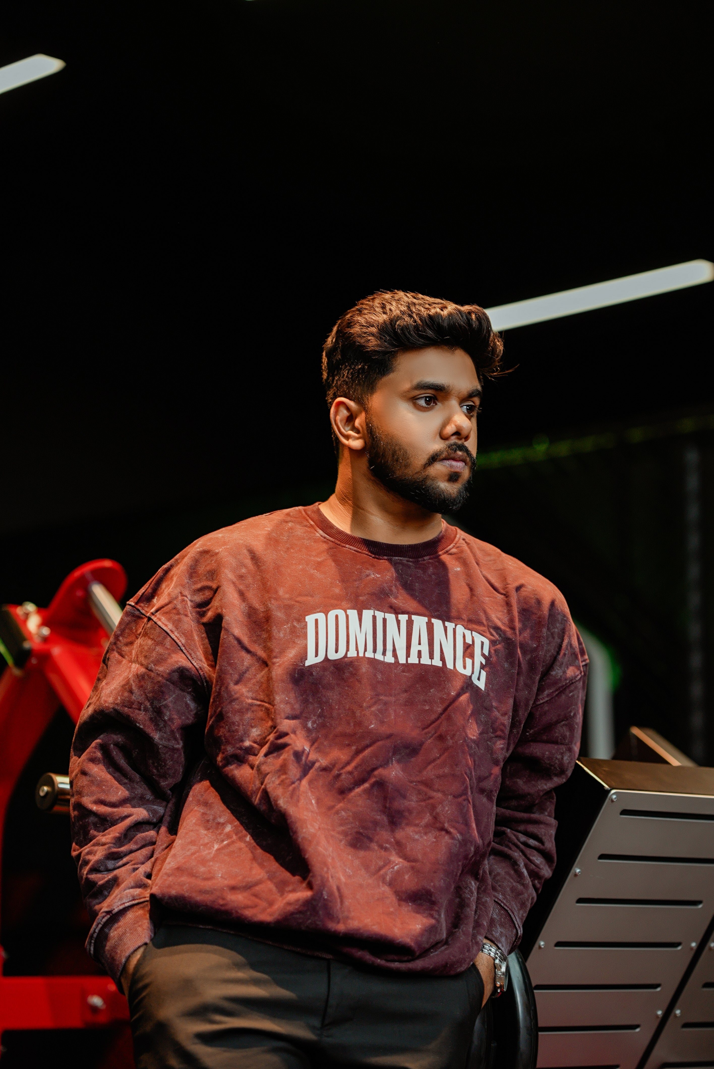 Crewneck Sweatshirt: Maroon