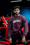 Crewneck Sweatshirt: Maroon